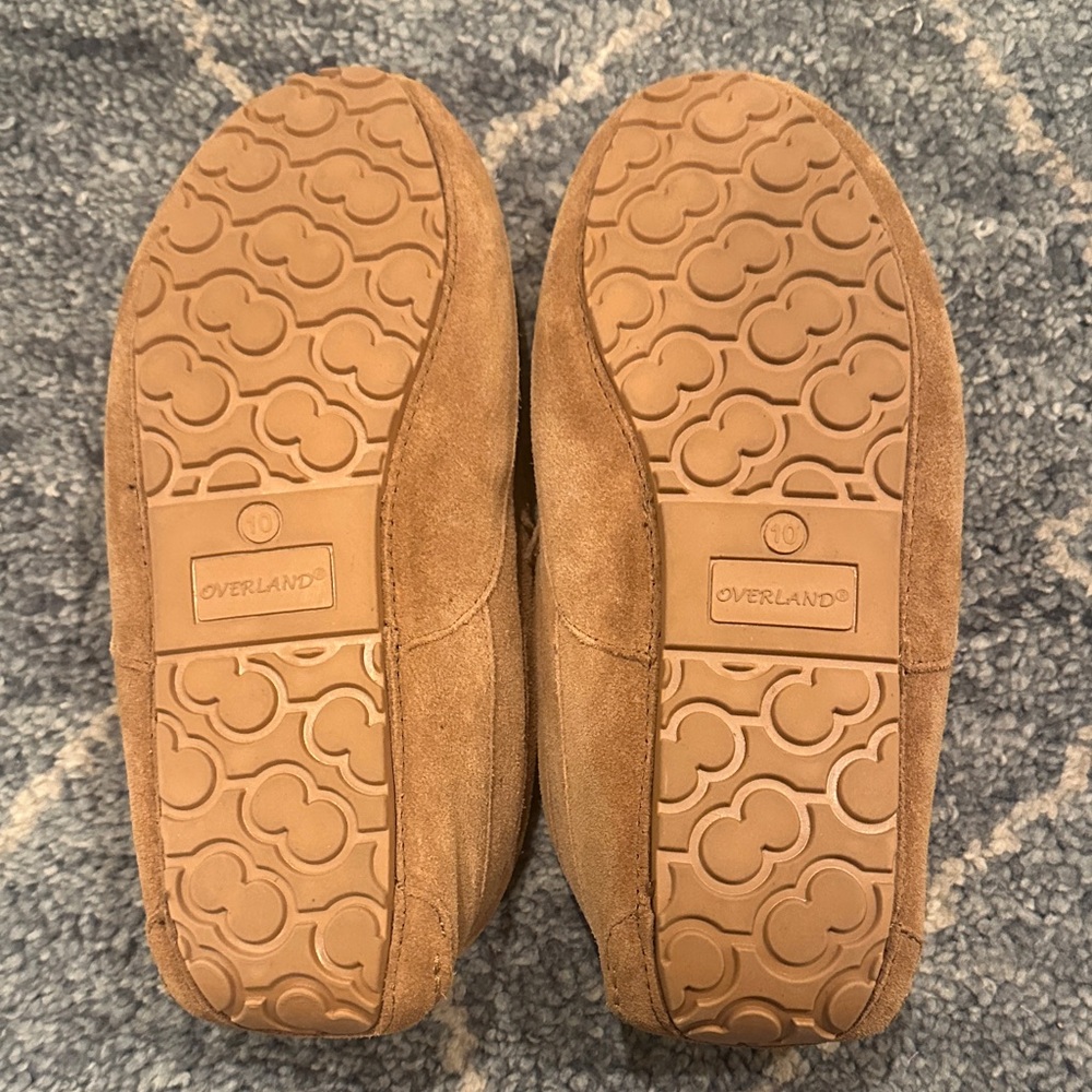 Overland Suede Slippers (size 10 men) - Picture 2 of 3
